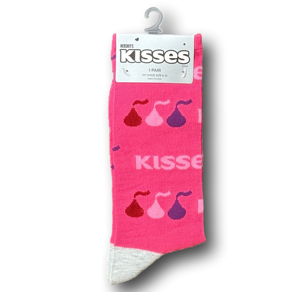 3/$20 Hershey Kisses Chocolate Funny Novelty Crew Socks - NWT
